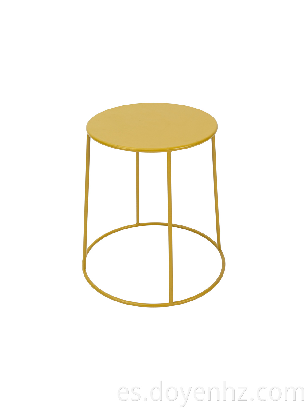 Metal Stackable Round Side Table for Outdoor